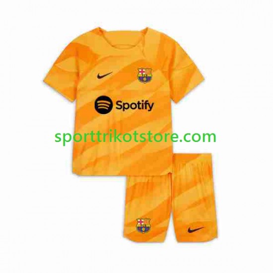 FC Barcelona Kinderset Viertes trikot 2023-2024 Kurzarm Torwart FC Barcelona Kinderset Viertes trikot 2023-2024 Kurzarm Torwart
