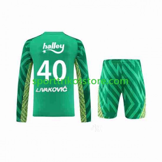 Heim 2023-2024 Langarm Torwart Fenerbahce Livakovic 40 Footbal Kit Heim 2023-2024 Langarm Torwart Fenerbahce Livakovic 40 Footbal Kit