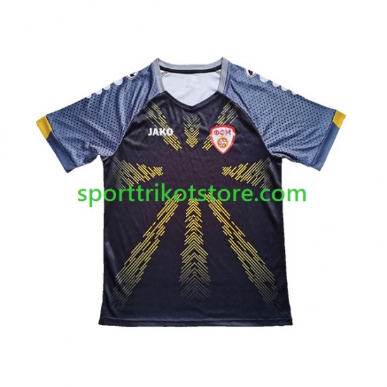 Nordmazedonien Herren Ausweich trikot 2023 Kurzarm Nordmazedonien Herren Ausweich trikot 2023 Kurzarm