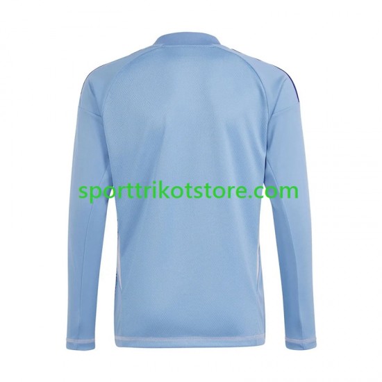 Real Madrid Herren Blau Heim trikot 2024-2025 Langarm Torwart