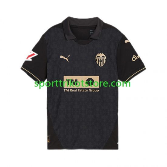 Herren Auswärts trikot 2024-2025 Kurzarm Valencia