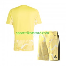 Aston Villa Kinderset Heim trikot 2027-2028 Kurzarm Torwart