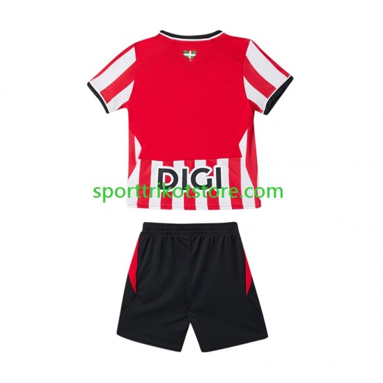 Athletic Bilbao Kinderset Heim trikot 2027-2028 Kurzarm