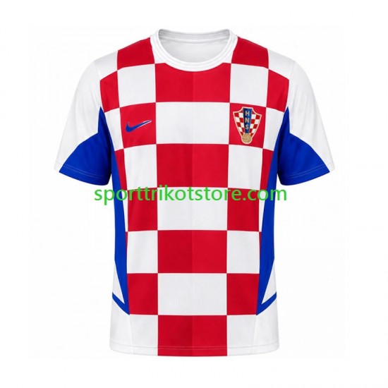 Retro Kroatien Herren Heim trikot Kurzarm 2002