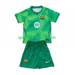FC Barcelona Kinderset Heim trikot 2027-2028 Kurzarm Torwart