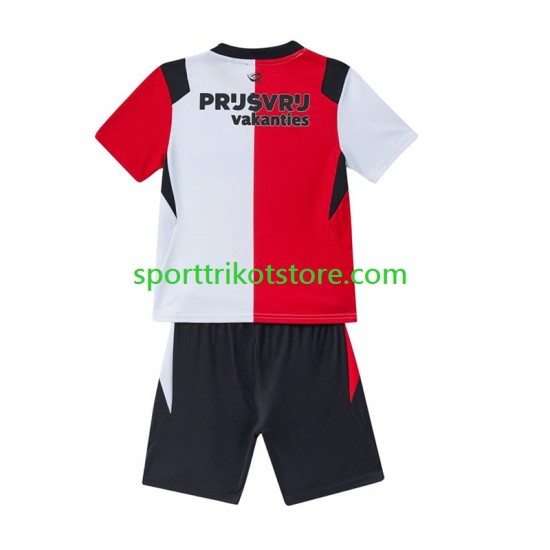 Feyenoord Rotterdam Kinderset Heim trikot 2027-2028 Kurzarm
