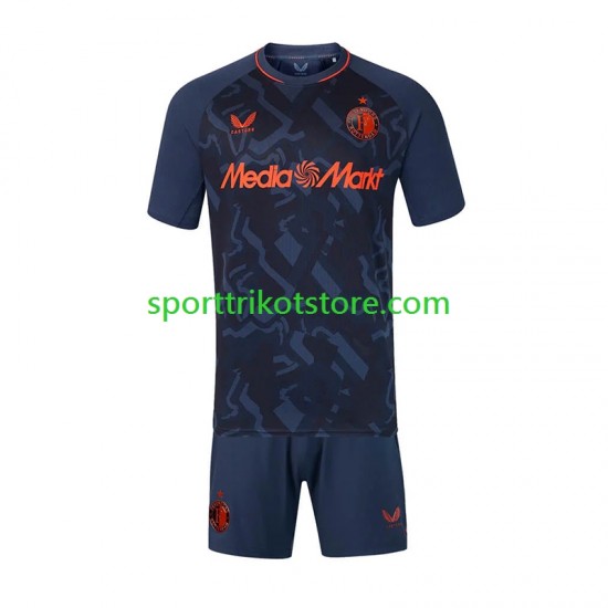 Feyenoord Rotterdam Kinderset Ausweich trikot 2027-2028 Kurzarm
