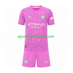 Manchester City Kinderset Auswärts trikot 2027-2028 Kurzarm Torwart