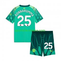Manchester City Kinderset Heim trikot 2027-2028 Kurzarm Torwart Gianluigi Donnarumma