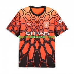 Manchester City Kinderset Ausweich trikot 2027-2028 Kurzarm Torwart Gianluigi Donnarumma