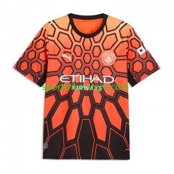 Manchester City Herren Ausweich trikot 2027-2028 Kurzarm Torwart Gianluigi Donnarumma