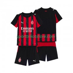 AC Mailand Kinderset Heim trikot 2025-2026 Kurzarm