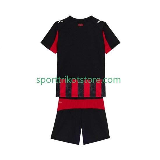 AC Mailand Kinderset Heim trikot 2025-2026 Kurzarm