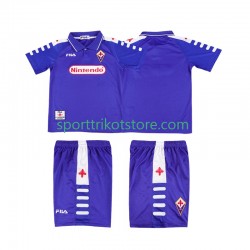 Retro AC Florenz Kinderset Heim trikot 1999 Kurzarm 1998