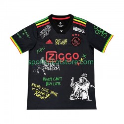 Ajax Amsterdam Herren Schwarz Heim trikot 2025-2026 Kurzarm Bob Marley Special