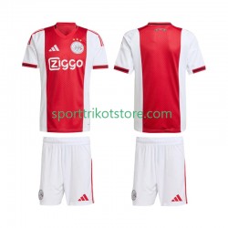 Ajax Amsterdam Kinderset Heim trikot 2025-2026 Kurzarm