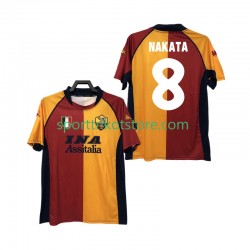 Retro AS Rom Herren Heim trikot Kurzarm AKATA 8 2000-2001
