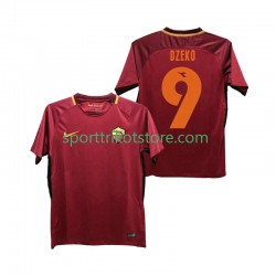 Retro AS Rom Herren Heim trikot Kurzarm DZEKO 9 2017-2018