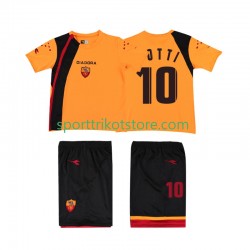 Retro AS Rom Kinderset Heim trikot 2006 Kurzarm TOTTI 10 2005-