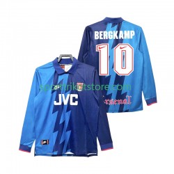 Retro Arsenal Herren Auswärts trikot Langarm Bergkamp 10 1995 1996