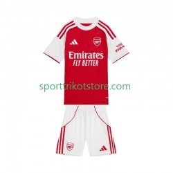 Arsenal Kinderset Heim trikot 2025-2026 Kurzarm