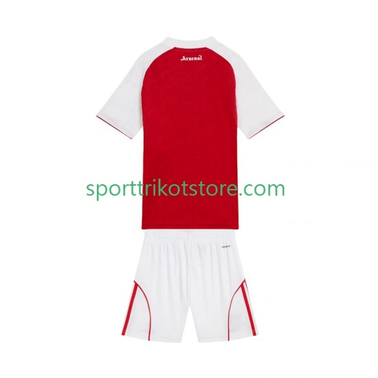 Arsenal Kinderset Heim trikot 2025-2026 Kurzarm