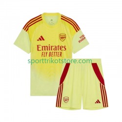 Arsenal Kinderset Heim trikot 2025-2026 Kurzarm Torwart