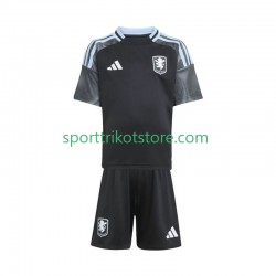 Aston Villa Kinderset Auswärts trikot 2025-2026 Kurzarm