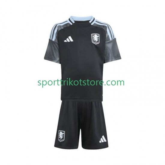 Aston Villa Kinderset Auswärts trikot 2025-2026 Kurzarm Aston Villa Kinderset Auswärts trikot 2025-2026 Kurzarm