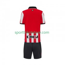 Athletic Bilbao Kinderset Heim trikot 2025-2026 Kurzarm