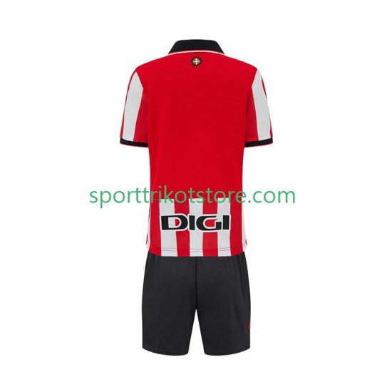 Athletic Bilbao Kinderset Heim trikot 2025-2026 Kurzarm