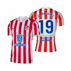 Atlético Madrid Herren Heim trikot 2025-2026 Kurzarm Julian Alvarez 19