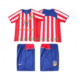 Retro Atlético Madrid Kinderset Heim trikot 2004 Kurzarm 2005