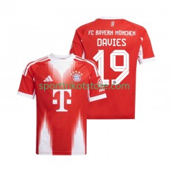 FC Bayern München Herren Heim trikot 2025-2026 Kurzarm Alphonso Davies 19
