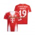 FC Bayern München Herren Heim trikot 2025-2026 Kurzarm Alphonso Davies 19
