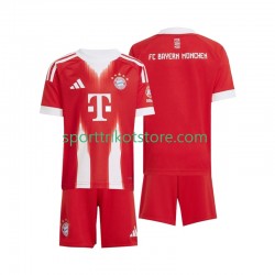 FC Bayern München Kinderset Heim trikot 2025-2026 Kurzarm