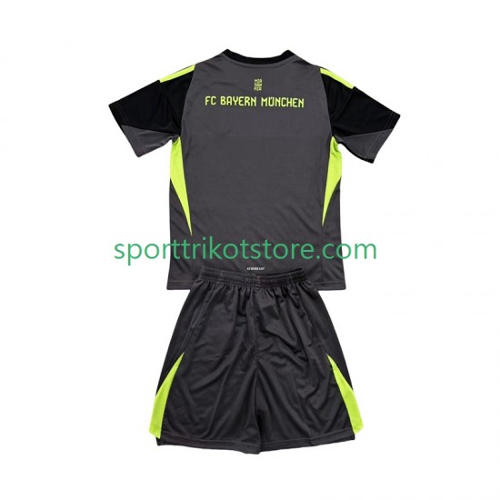FC Bayern München Kinderset Ausweich trikot 2025-2026 Kurzarm Torwart