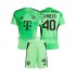 FC Bayern München Kinderset Heim trikot 2025-2026 Kurzarm Torwart Jonas Urbig 40