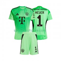 FC Bayern München Kinderset Heim trikot 2025-2026 Kurzarm Torwart Manuel Neuer 1