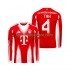 FC Bayern München Herren Heim trikot 2025-2026 Langarm Jonathan Tah 4