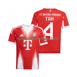 FC Bayern München Herren Heim trikot 2025-2026 Kurzarm Jonathan Tah 4
