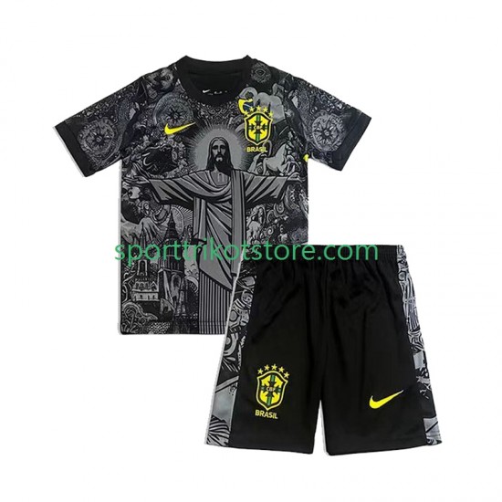 Brasilien Kinderset Heim 2024 Kurzarm Cheist the Redeemer Football Shirts Brasilien Kinderset Heim 2024 Kurzarm Cheist the Redeemer Football Shirts