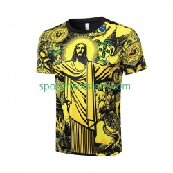 Brasilien Herren Heim trikot 2024 Kurzarm Jesus