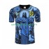 Brasilien Herren Blau Heim trikot 2024-2025 Kurzarm Jesus
