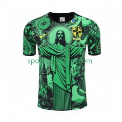 Brasilien Herren Grün Heim trikot 2024-2025 Kurzarm Jesus