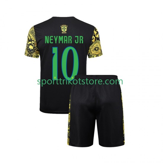 Brasilien Kinderset Heim trikot 2024 Kurzarm Neymar JR 10 Jesus Brasilien Kinderset Heim trikot 2024 Kurzarm Neymar JR 10 Jesus