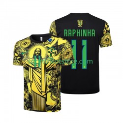 Brasilien Herren Heim trikot 2024 Kurzarm RAPHINHA 11 Jesus