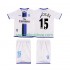 Retro Chelsea Kinderset Auswärts trikot Kurzarm DROGBA 15 2003