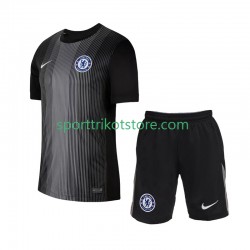 Chelsea Kinderset Heim trikot 2025-2026 Kurzarm Torwart