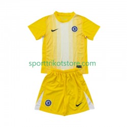 Chelsea Kinderset Ausweich trikot 2025-2026 Kurzarm Torwart